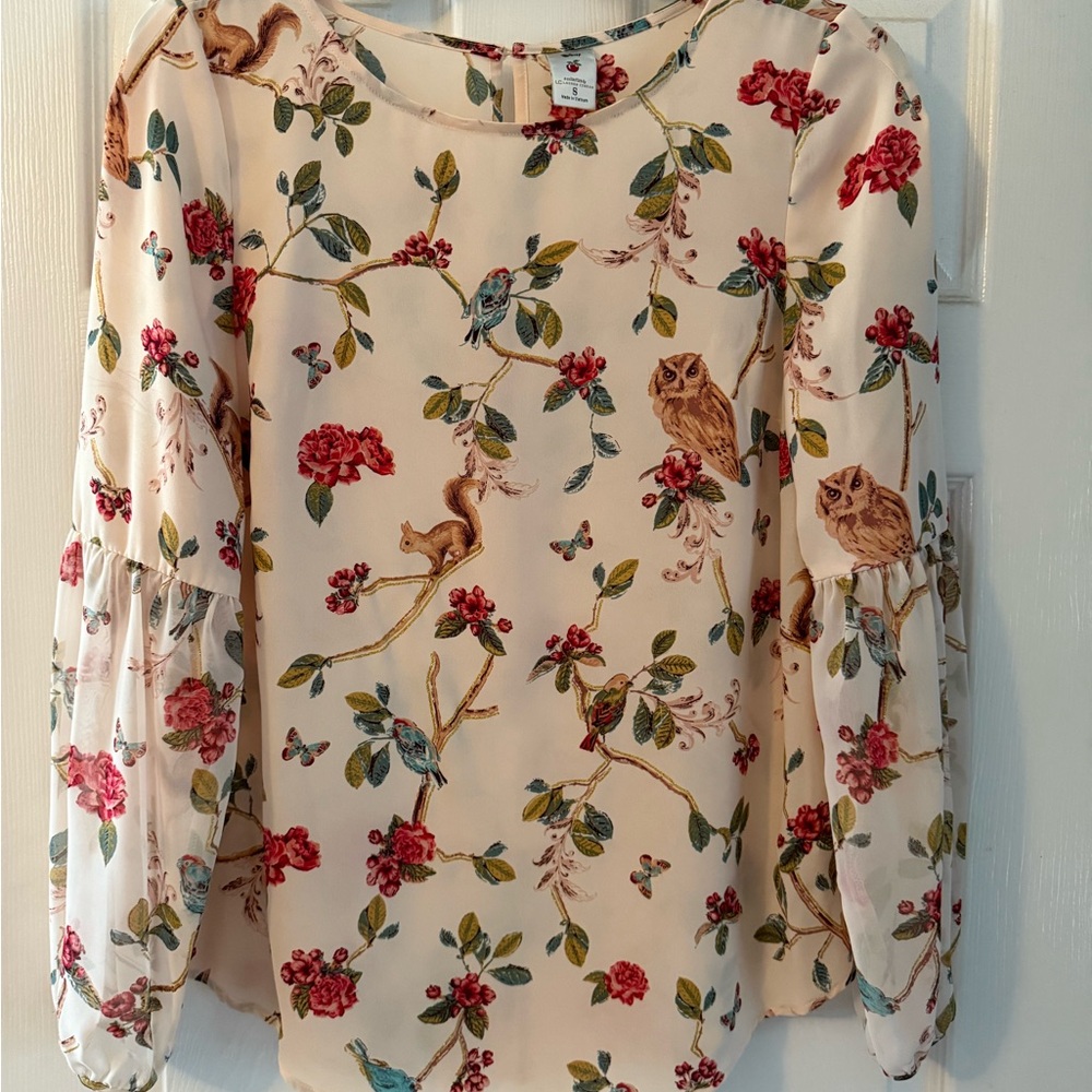 Lauren Conrad Disney Snow White Floral Top